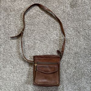 Fossil Camel Brown Crossbody Purse